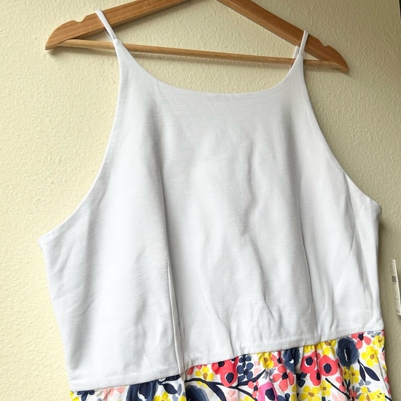 NWT Anthropologie HUTCH White Pink Bethanie Floral High Low Dress Sz XL - Picture 5 of 16